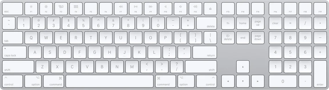 Magic Keyboard with Numeric Keypad (Lightning)